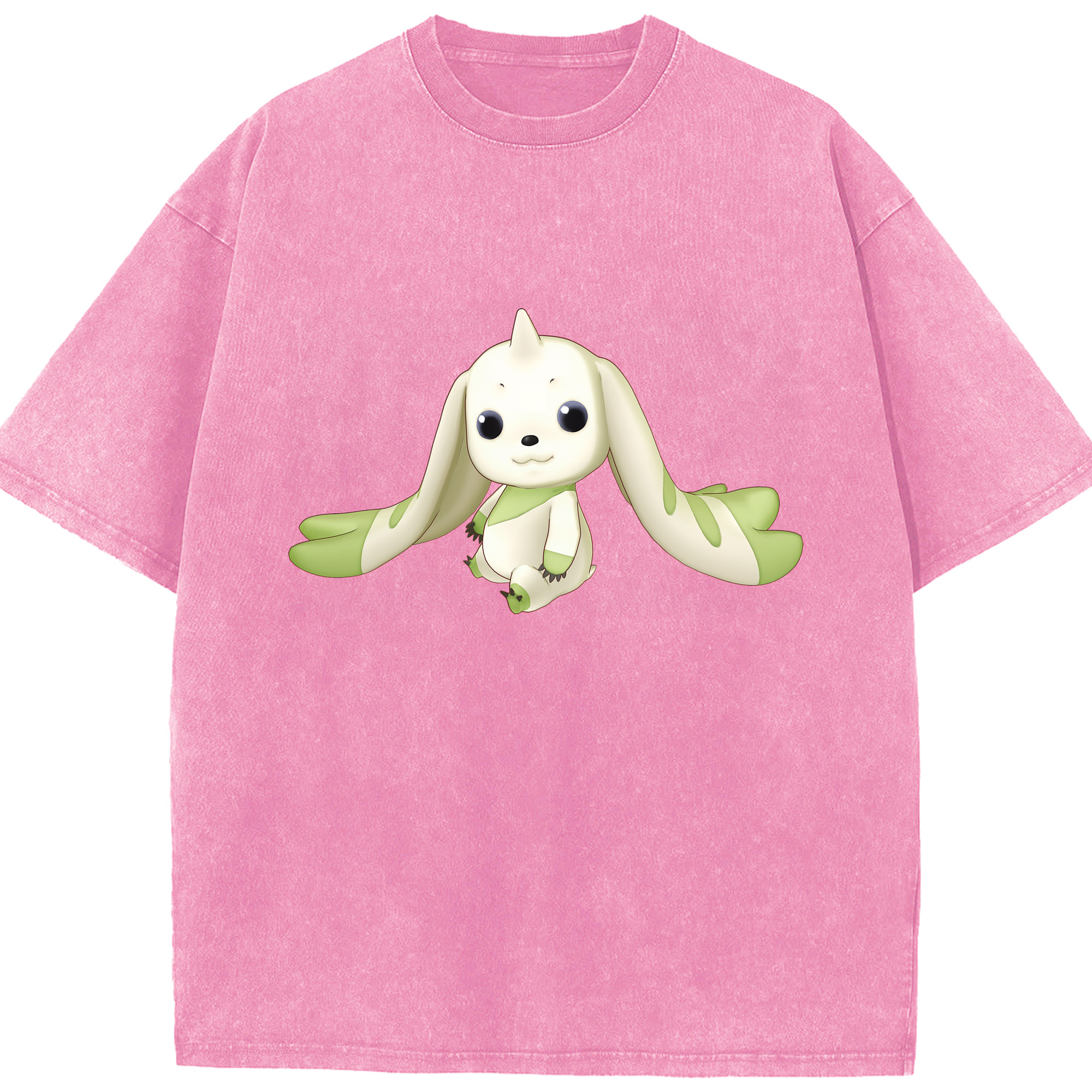 （画像用） Digimon デジタルモンスター/デジモン 綿100% ヴィンテージ風 半袖Tシャツ（フロントプリント）